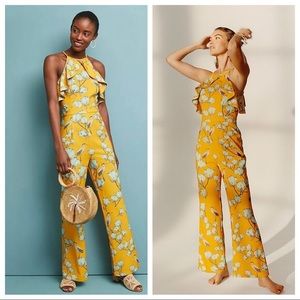 Varun Bahl Yellow Jumpsuit - Anthropologie